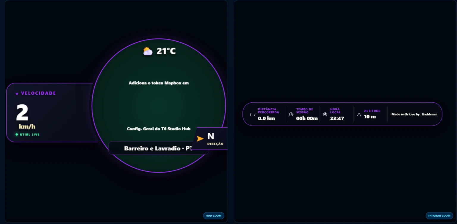 Live Map / RTRIL com HUD e InfoBar
